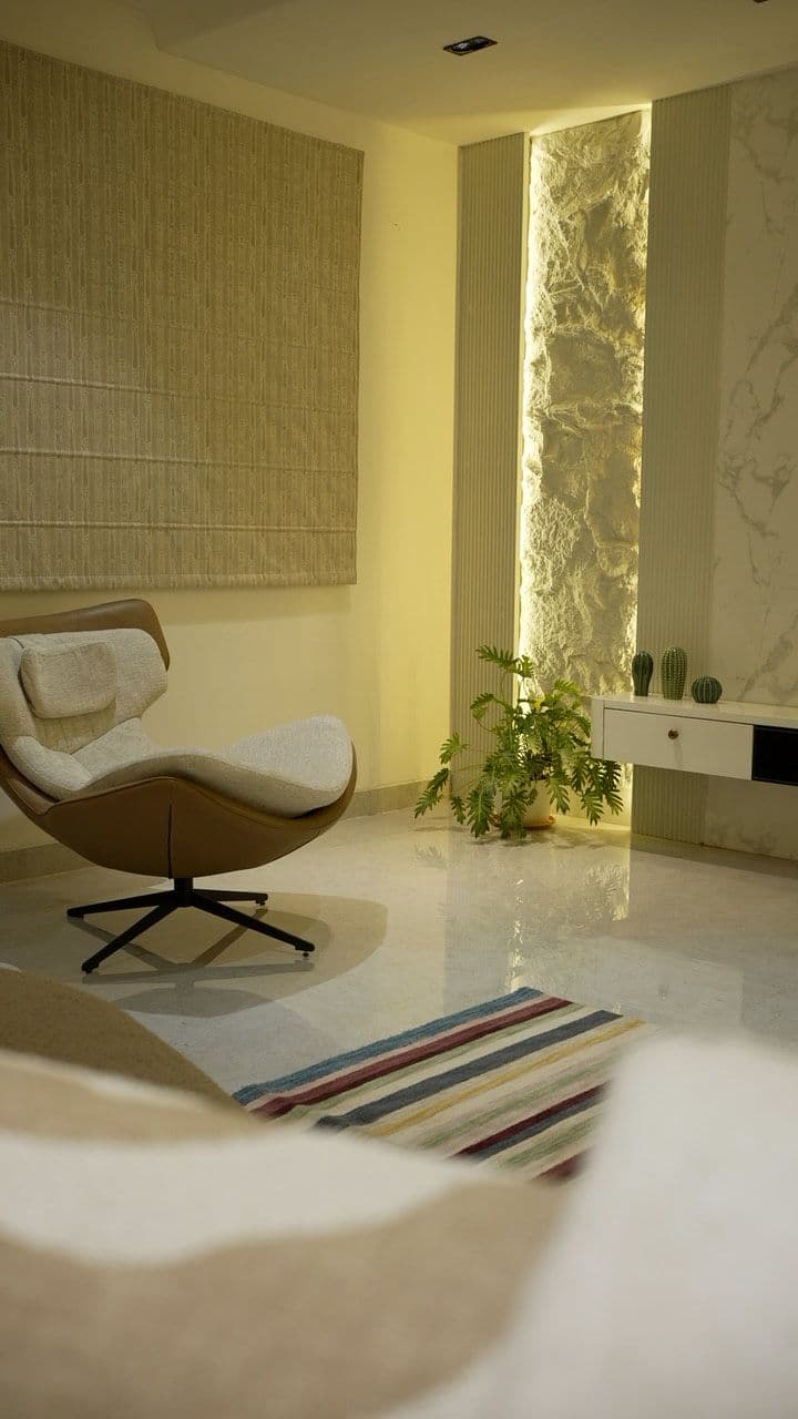 Warm lounge corner