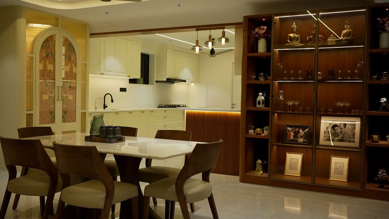 Dining and display area